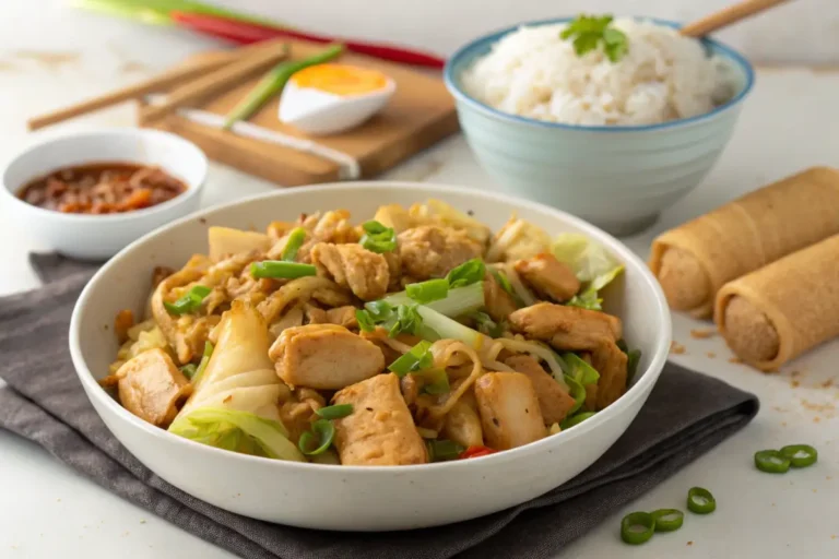 chicken and cabbage stir fry