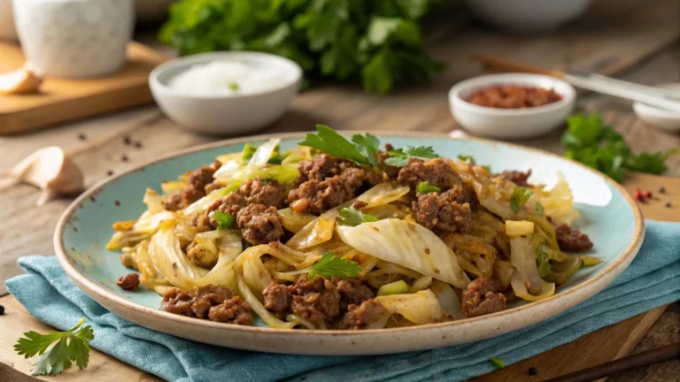 ground beef cabbage recipe