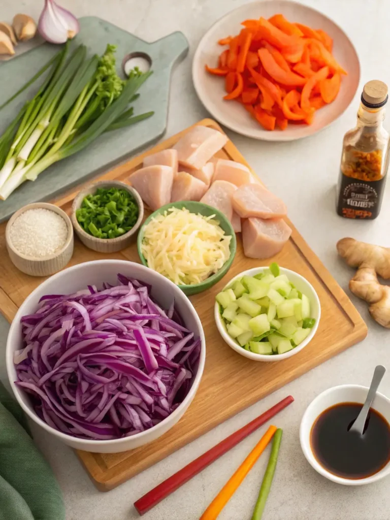 chicken stir fry with cabbage