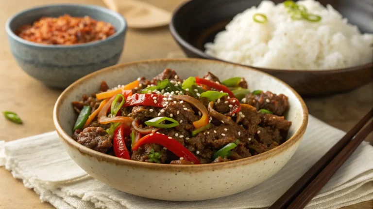 ground beef bulgogi