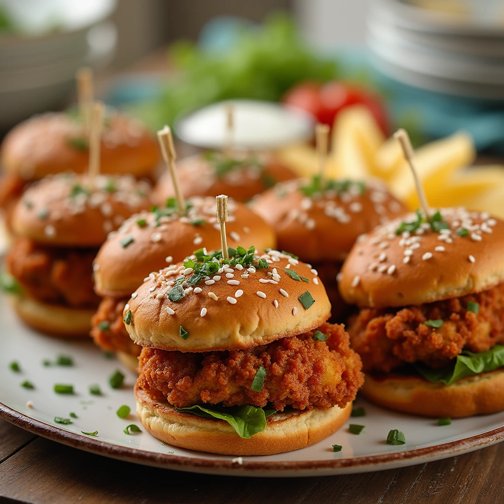 Fried Chicken Sliders Recipe