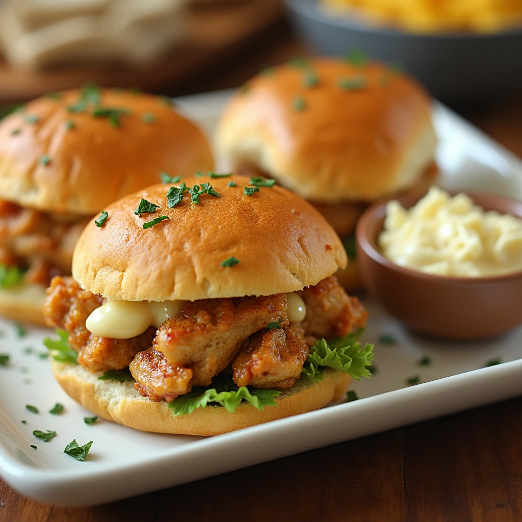 Hawaiian Rolls Chicken Sliders