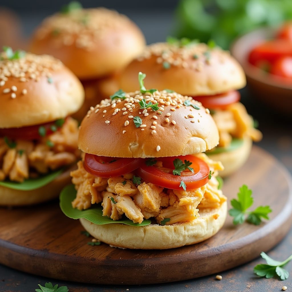 Shredded Chicken Sliders Recipe