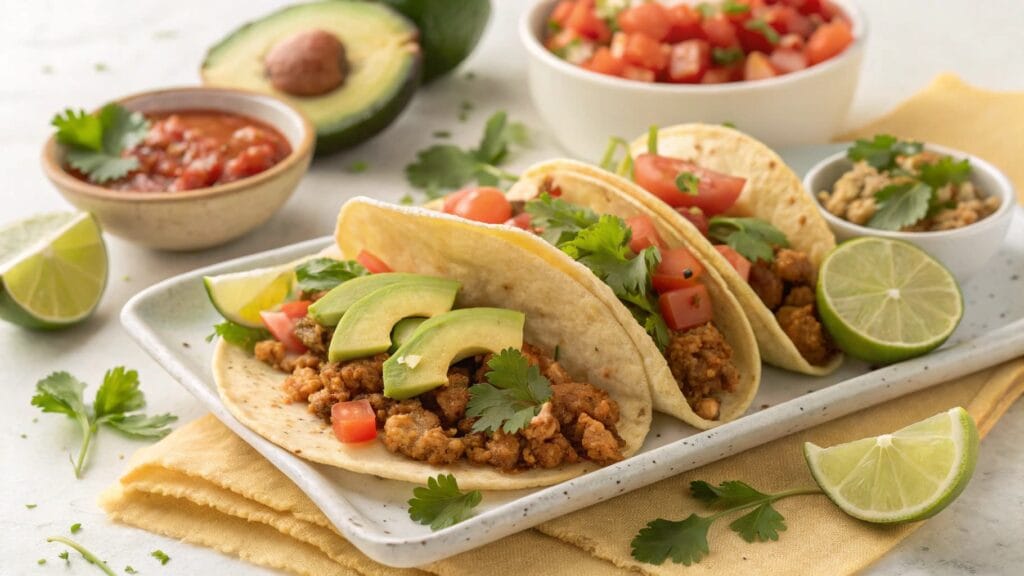 Ground Chicken Tacos