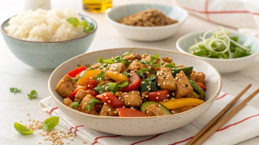 Ground Chicken Stir-Fry