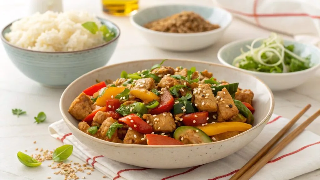 Ground Chicken Stir-Fry