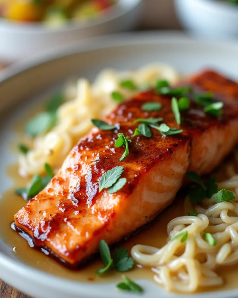 Miso Glaze Salmon